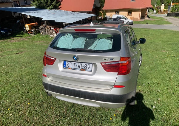 BMW X3 cena 59900 przebieg: 170000, rok produkcji 2013 z Krynki małe 121